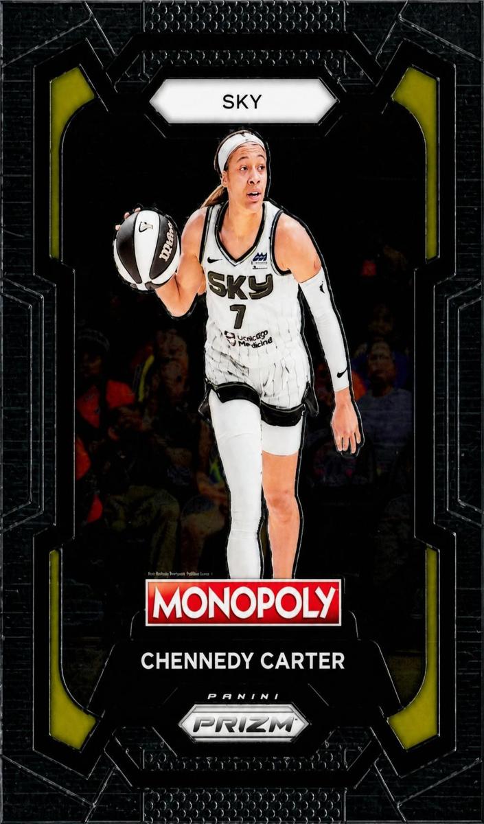 Chennedy Carter 2024 Prizm Monopoly WNBA card