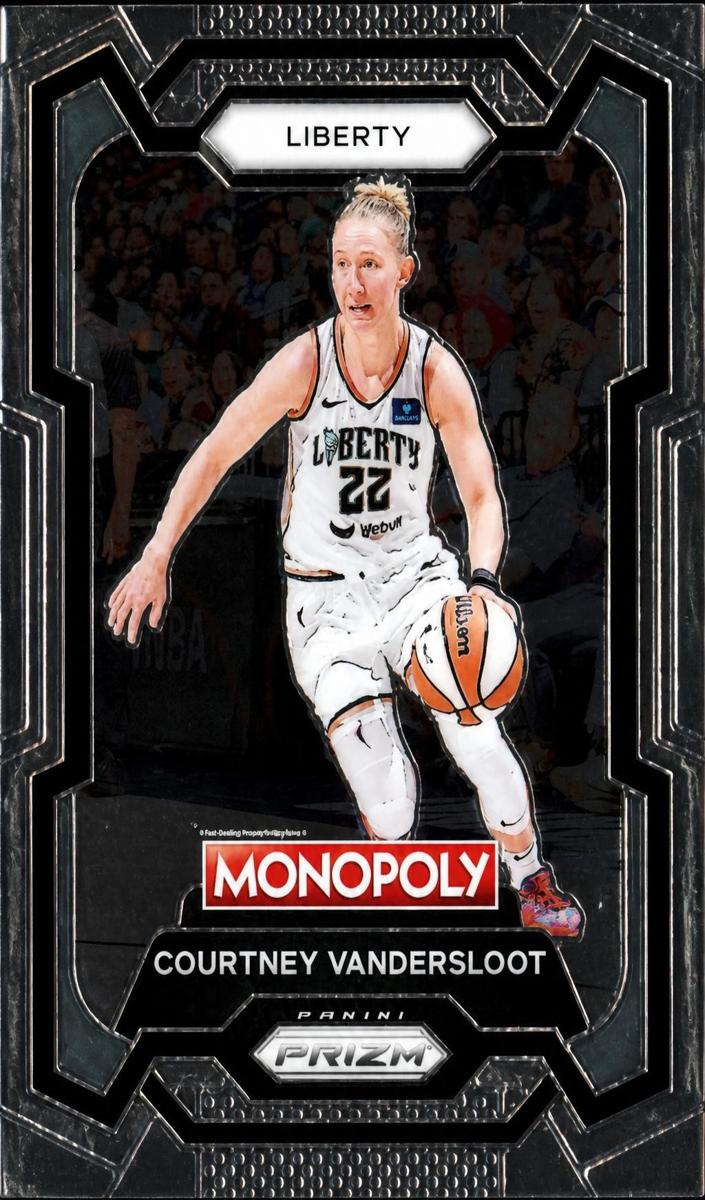 Courtney Vandersloot 2024 Prizm Monopoly WNBA card