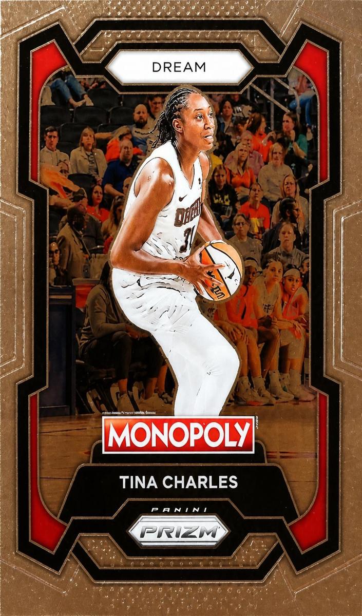 Tina Charles 2024 Prizm Monopoly WNBA card