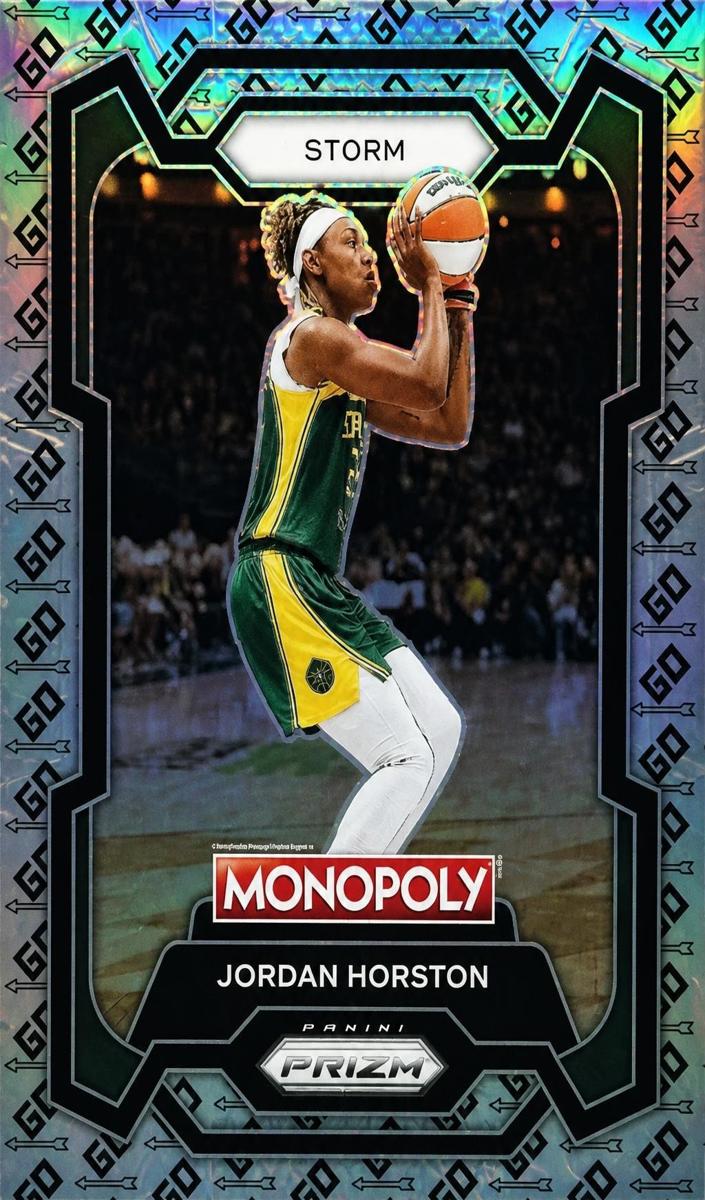 Jordan Horston 2024 Prizm Monopoly WNBA card