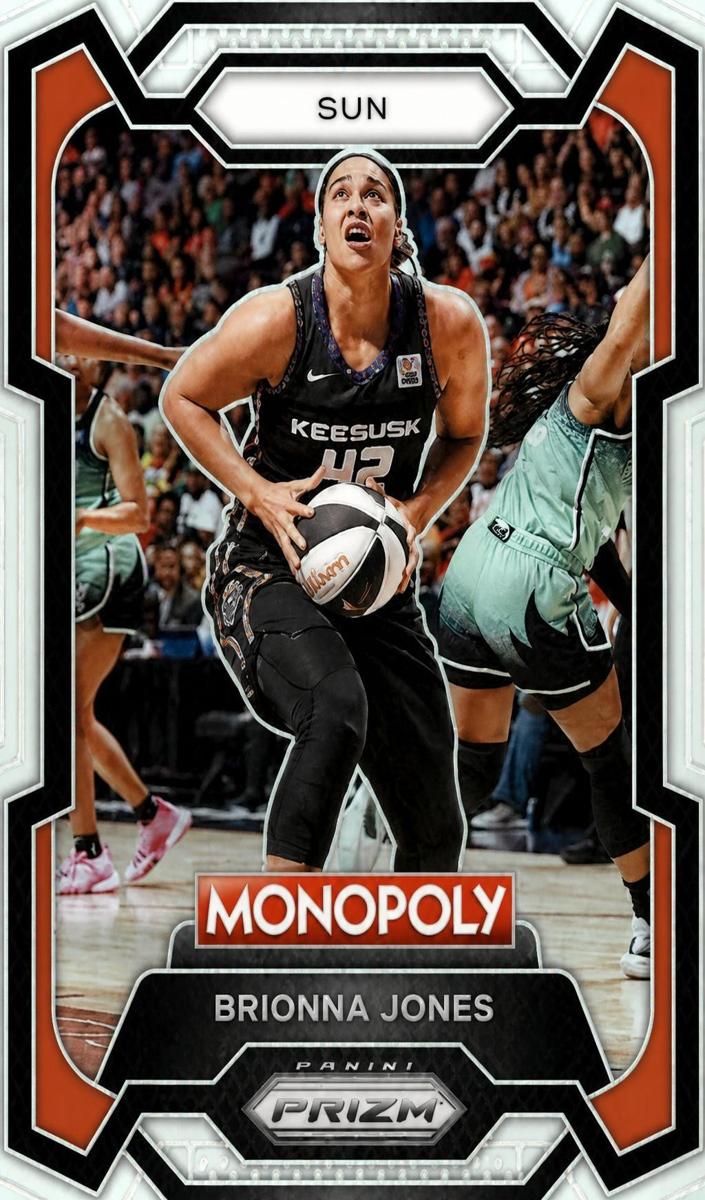 Brionna Jones 2024 Prizm Monopoly WNBA card