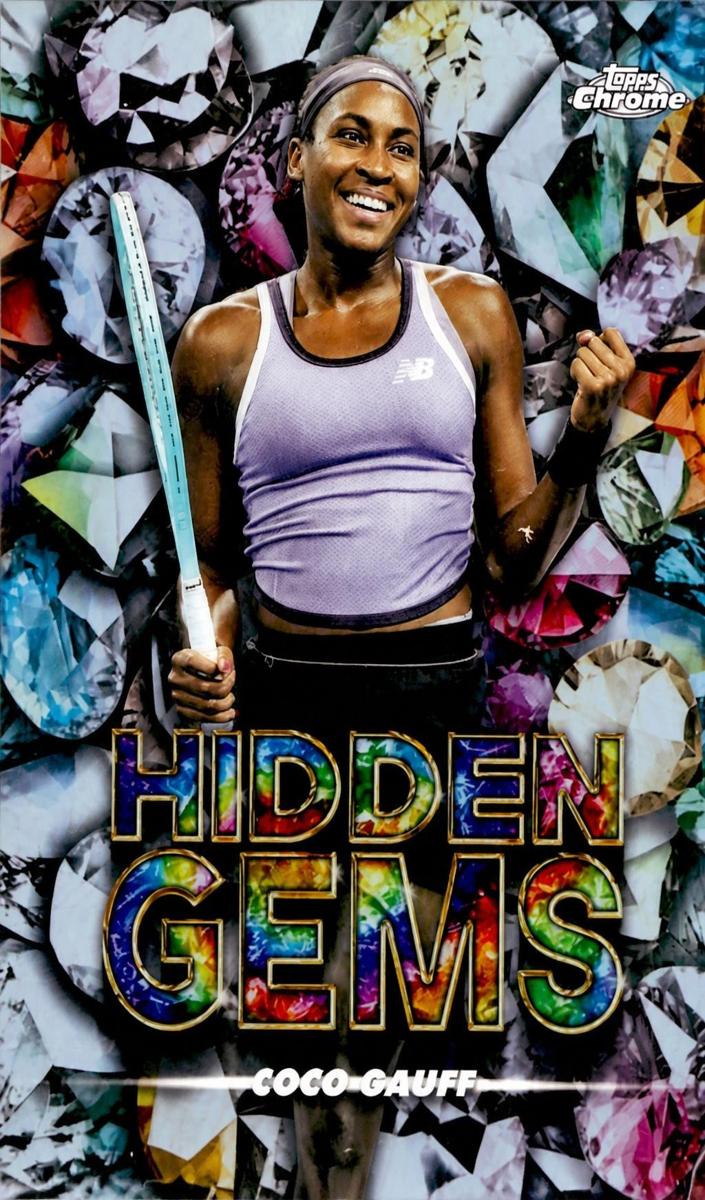 2025 Topps Chrome Hidden Gems Coco Gauff #HGS-2 card