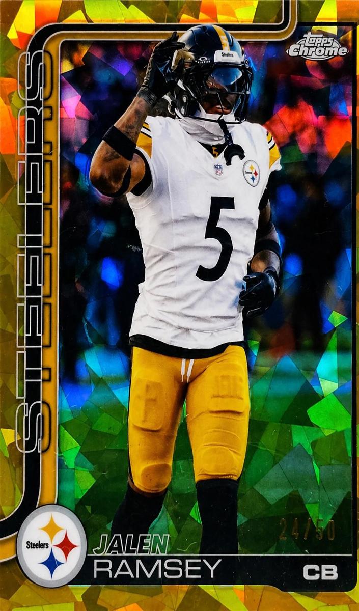 2025 Topps Chrome Jalen Ramsey [Leather] #191 card