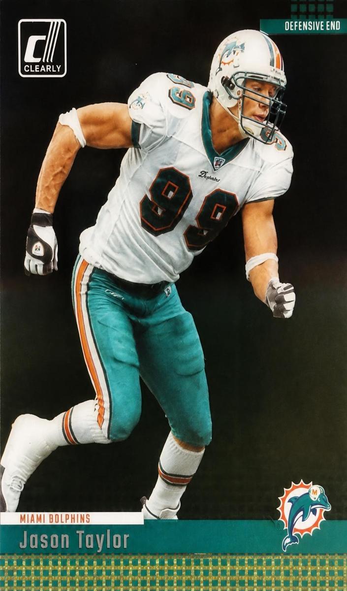 2024 Panini Clearly Donruss Jason Taylor #11 card