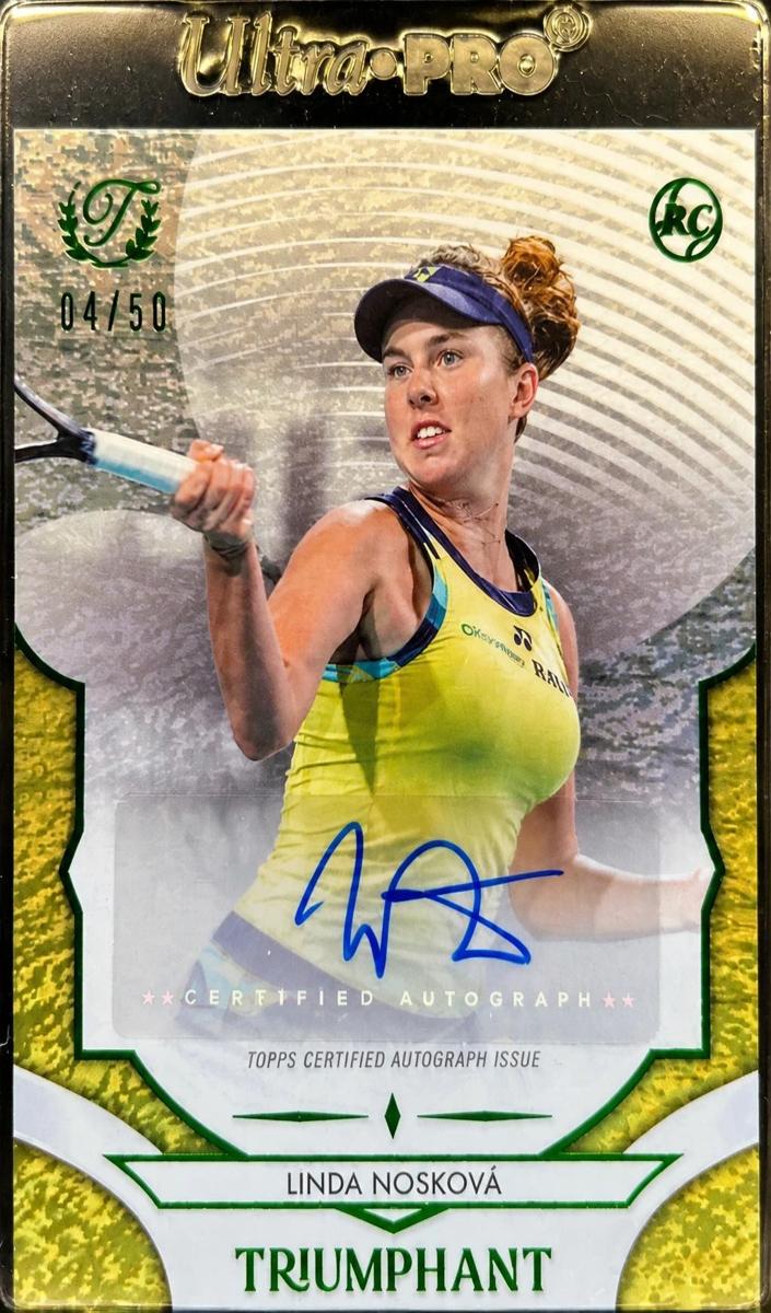 2025 Linda Noskova [Trophy Gold Foil] #27-A