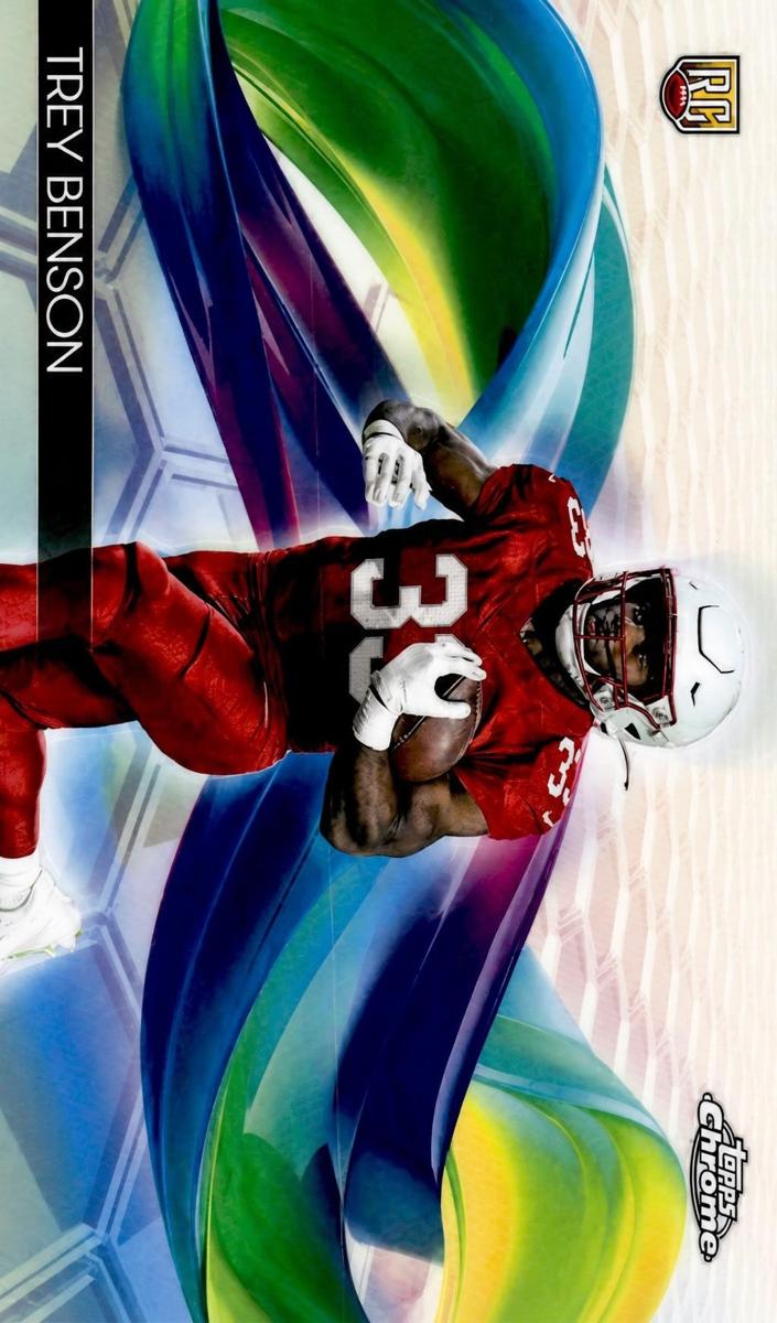 2024 Topps Chrome Helix Trey Benson #H-15 card