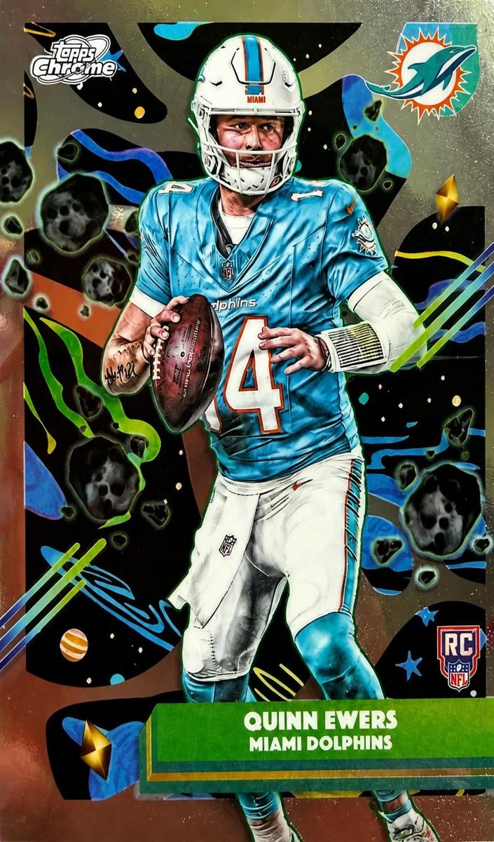 2025 Topps Cosmic Chrome Quinn Ewers [Refractor] #163 card
