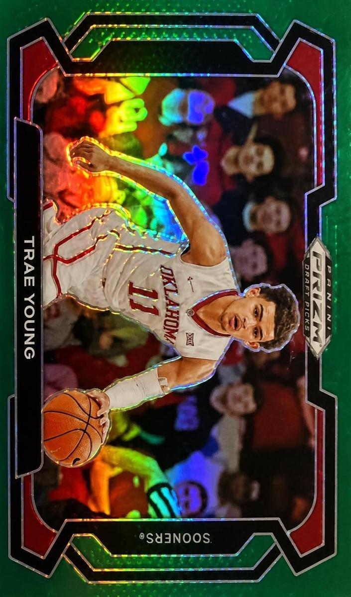 Trae Young 2024 Prizm Draft Picks card