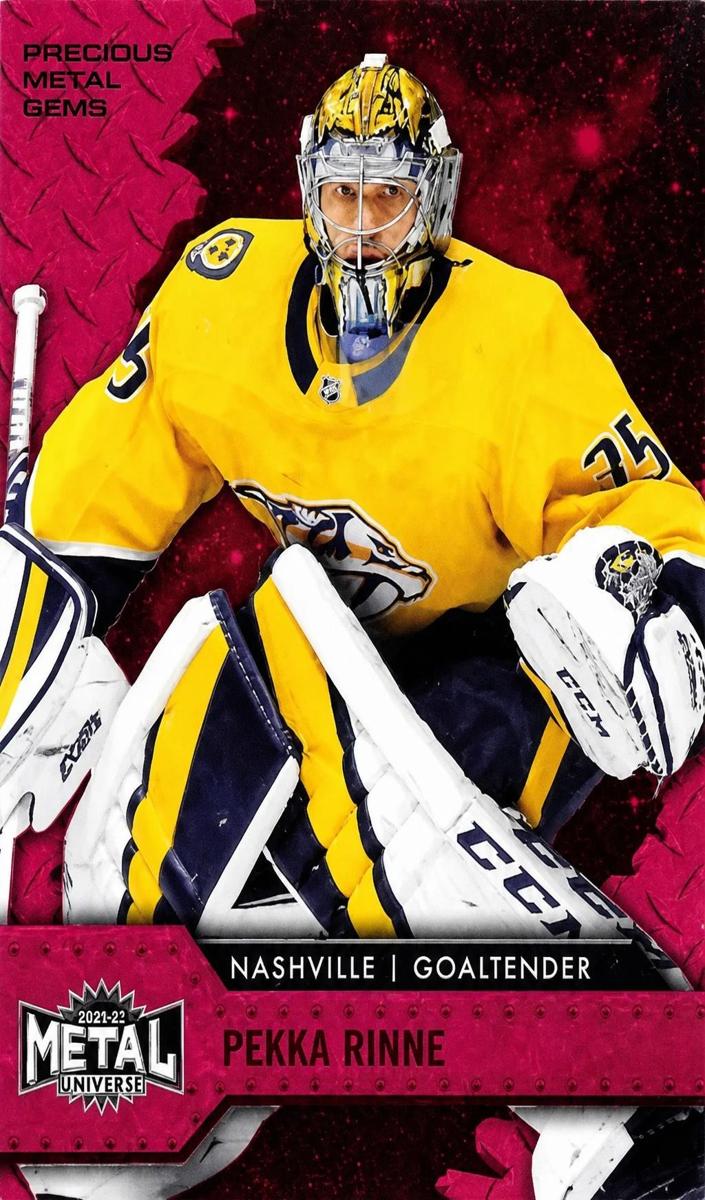 2020 Skybox Metal Universe Pekka Rinne #78 card