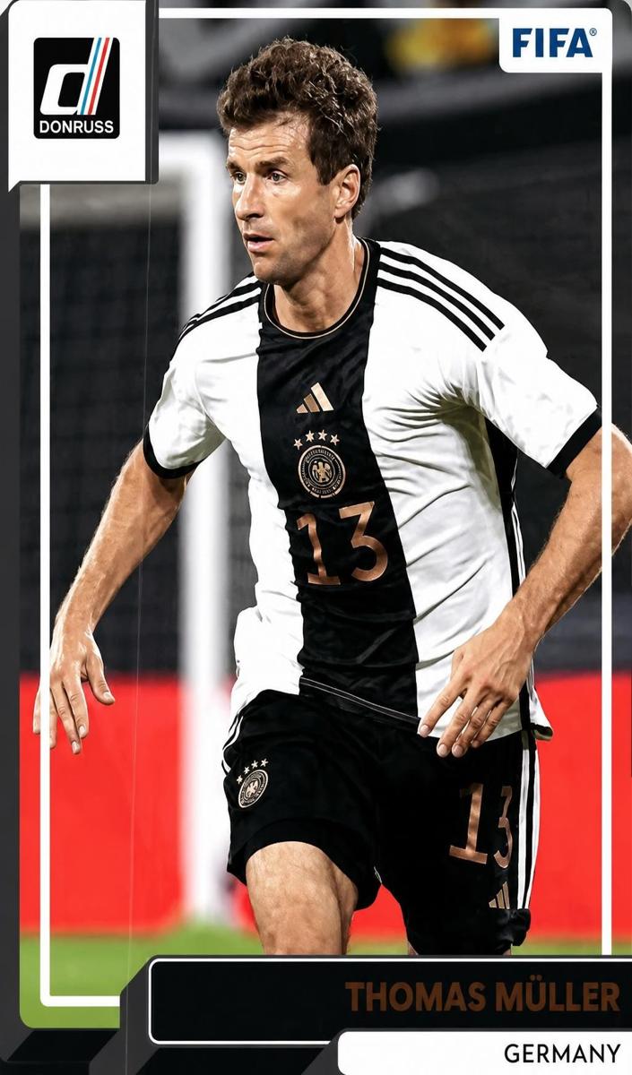 2022 Panini Donruss Thomas Muller [Red] #63 card