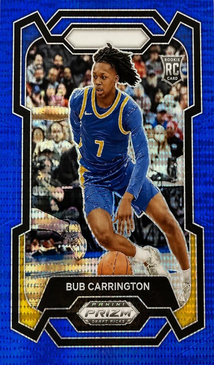 Bub Carrington 2024 Prizm Draft Picks card