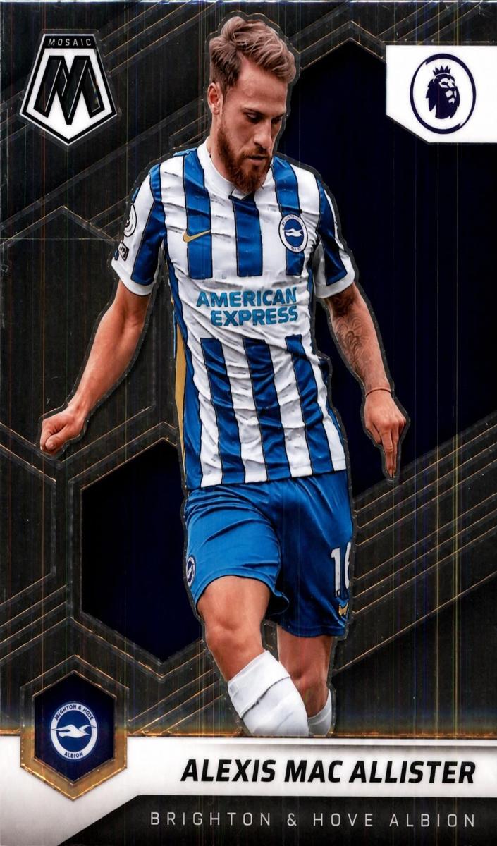 2021 Panini Mosaic Premier League Alexis Mac Allister #112 card