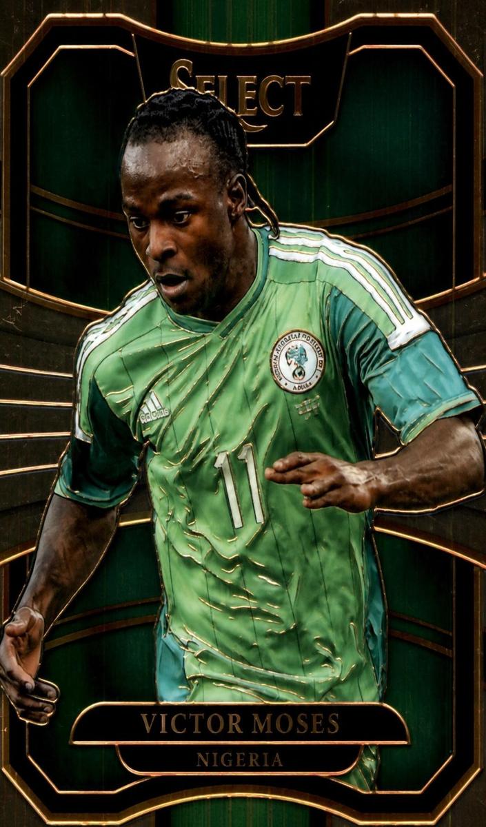 2017 Panini Select Victor Moses [Black] #41 card