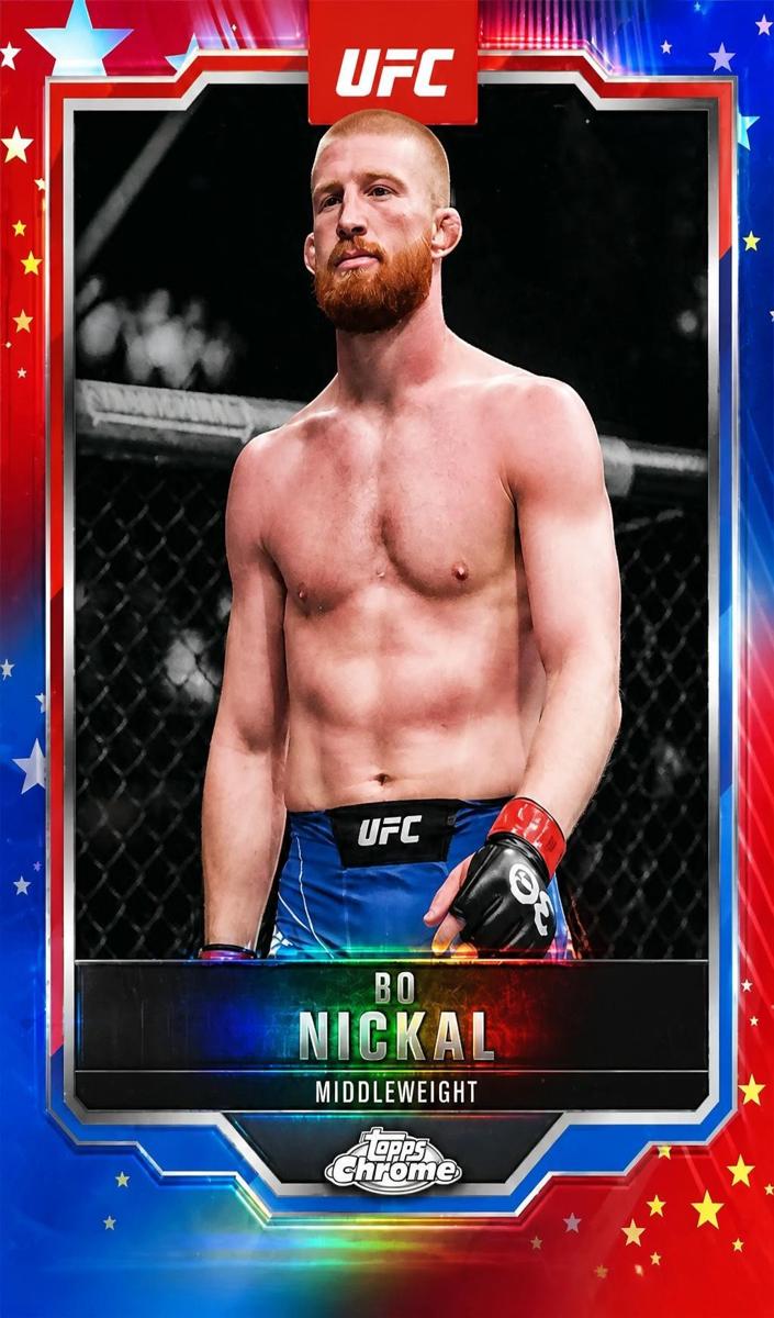 2025 Bo Nickal [Negative Refractor] #76