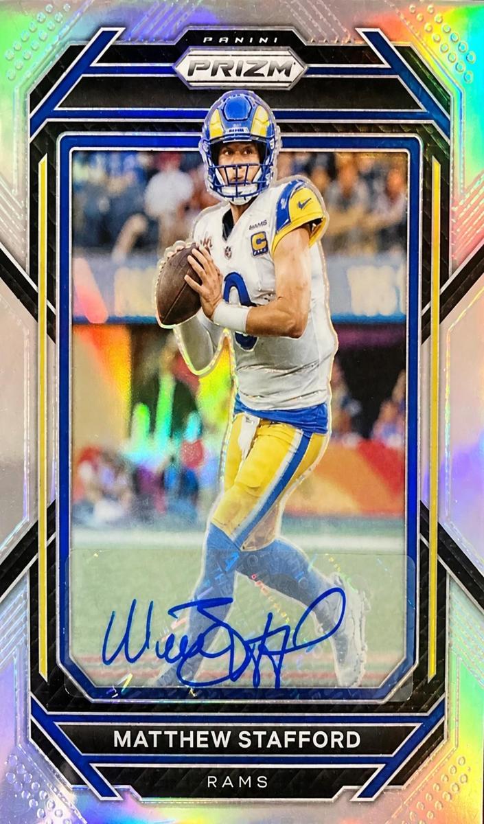 Matthew Stafford 2022 Prizm Football card