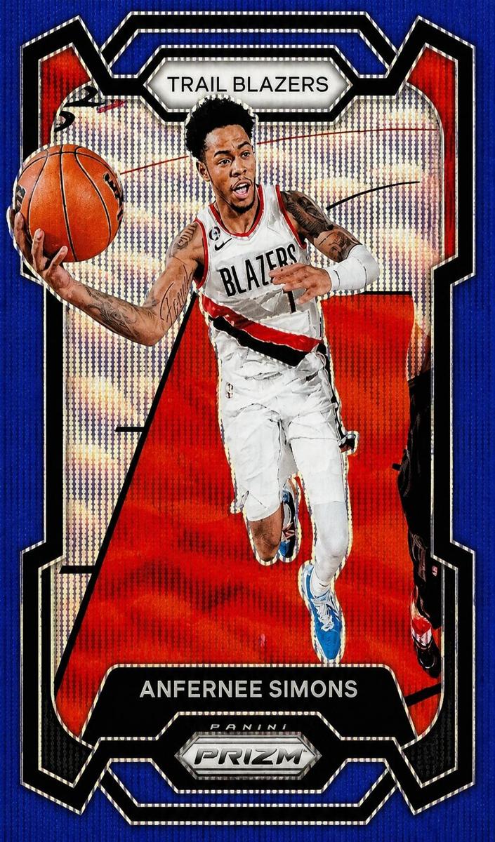 Anfernee Simons 2023-24 Prizm Basketball card