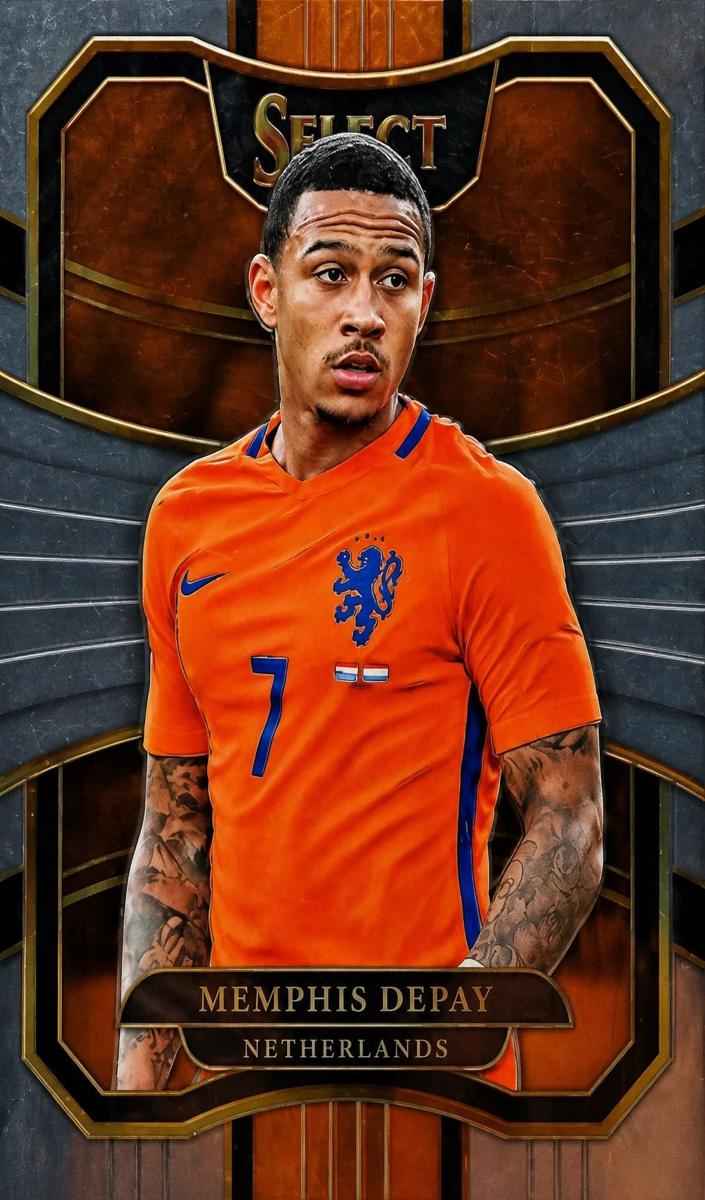 2017 Panini Select Memphis Depay [Blue] #79 card