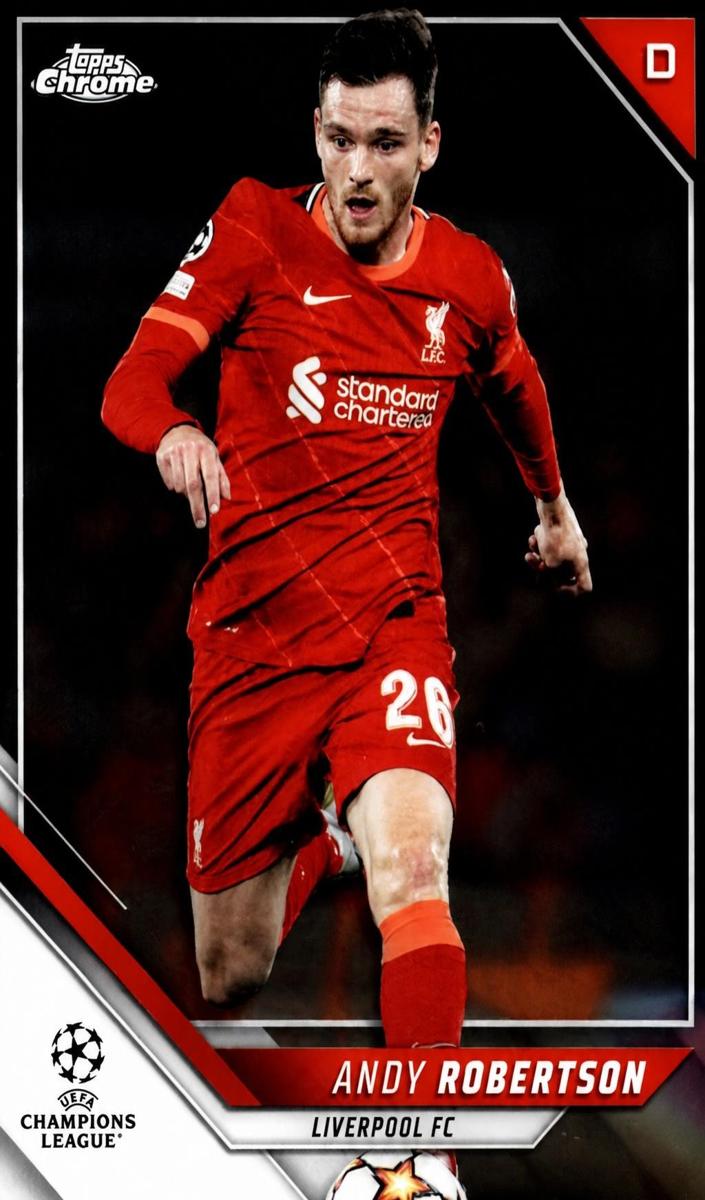 2021 Andy Robertson [Black and White Raywave] #125