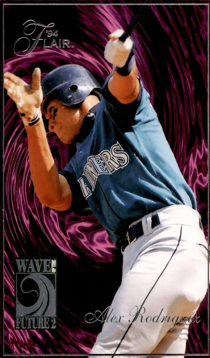 1994 Flair Wave of the Future 2 Alex Rodriguez #8 card