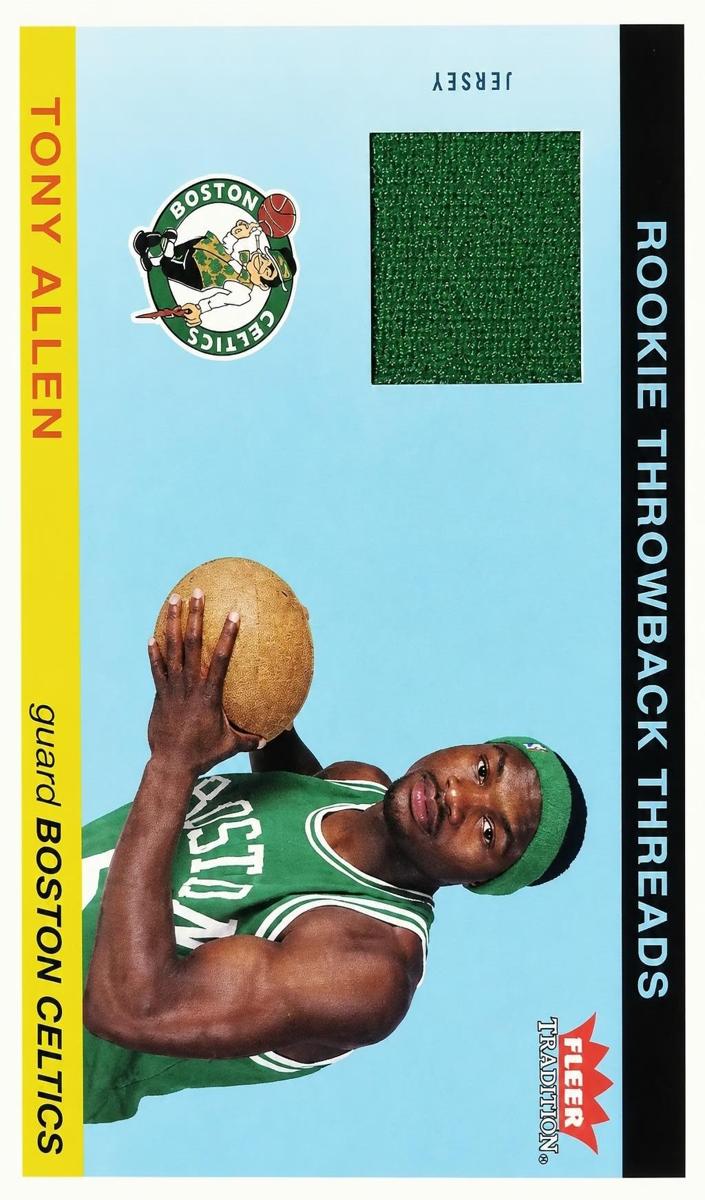 2004 Fleer Tradition Tony Allen #TT-TA card