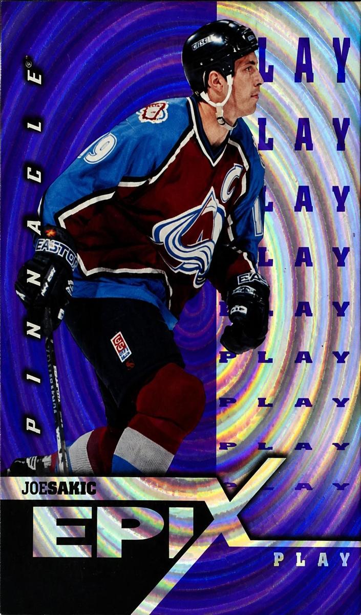 1997 Pinnacle Joe Sakic [Purple] #E3 card