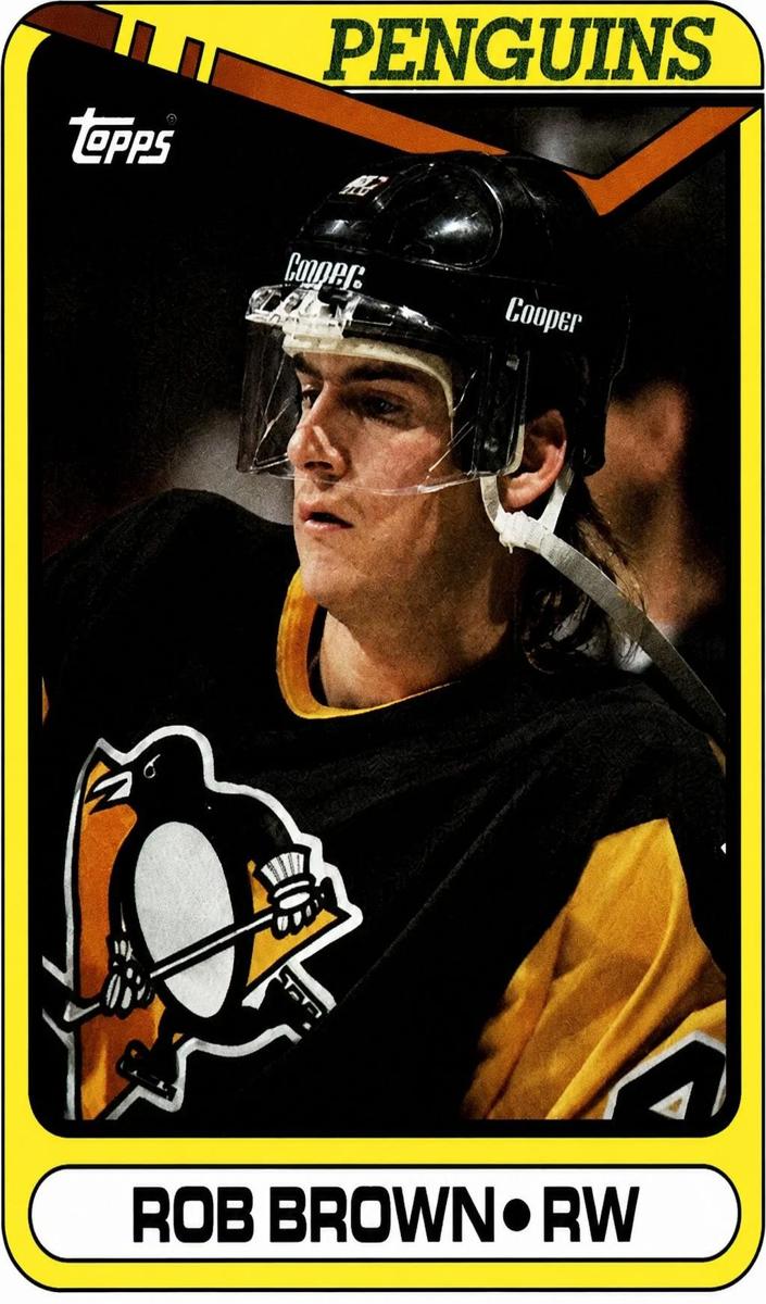 1990 Topps Rob Brown #19 card