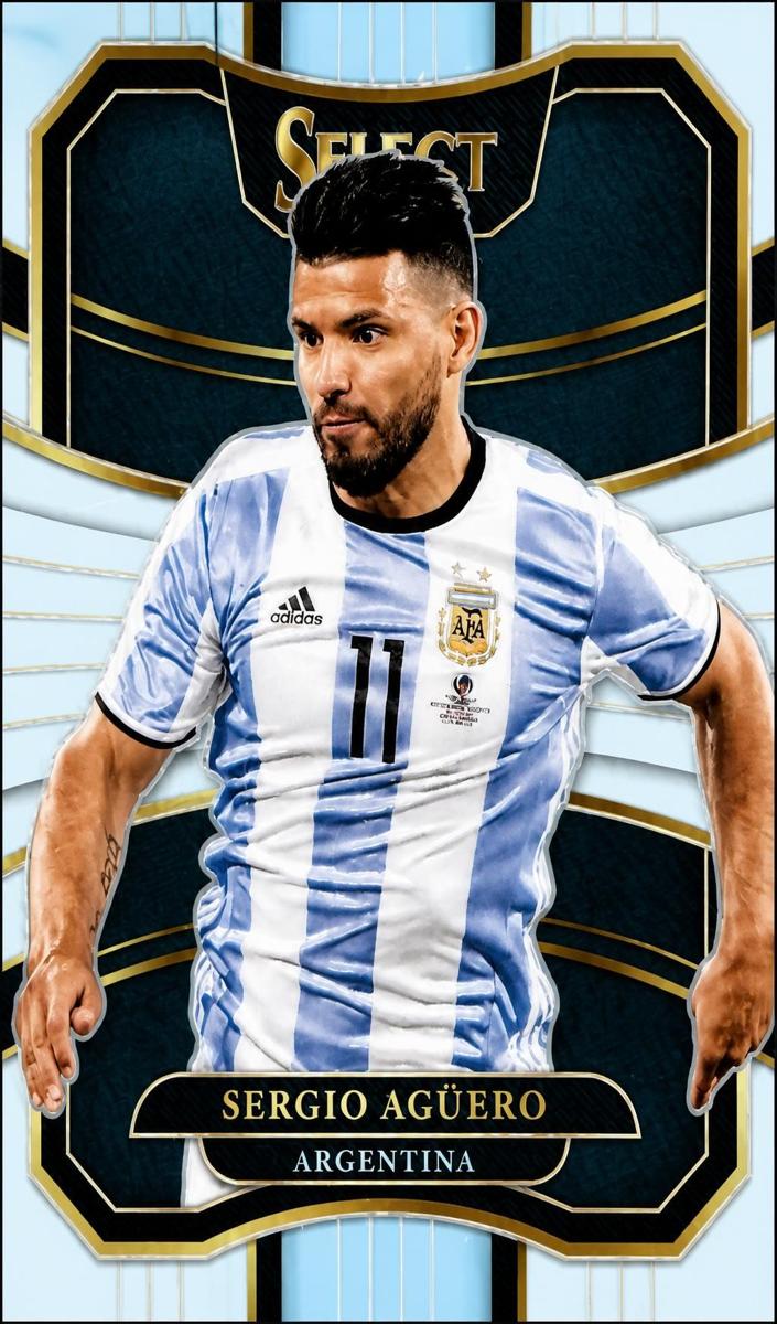 2017 Panini Select Sergio Aguero [Silver] #89 card