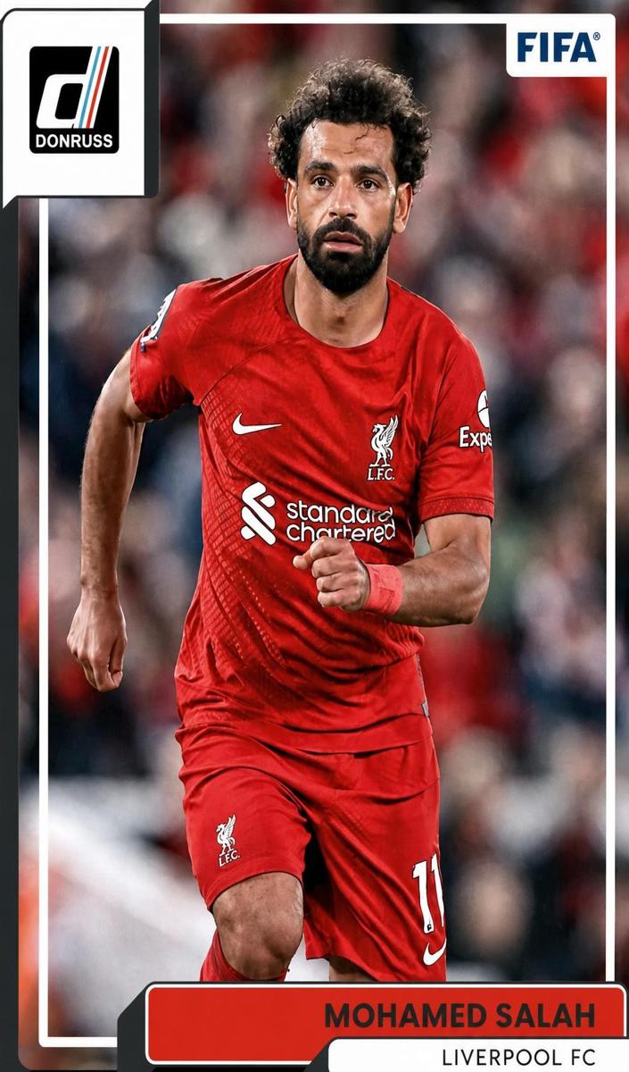 2022 Panini Donruss Mohamed Salah #76 card