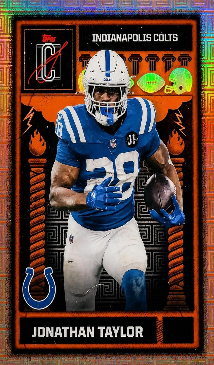 2025 Topps Signature Class Odyssey Jonathan Taylor #OD-10 card