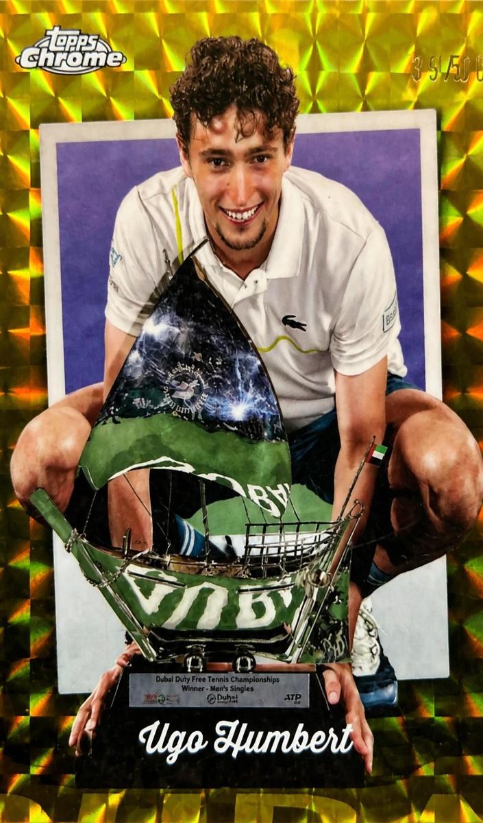 2025 Topps Chrome Ugo Humbert #CTD-4 card
