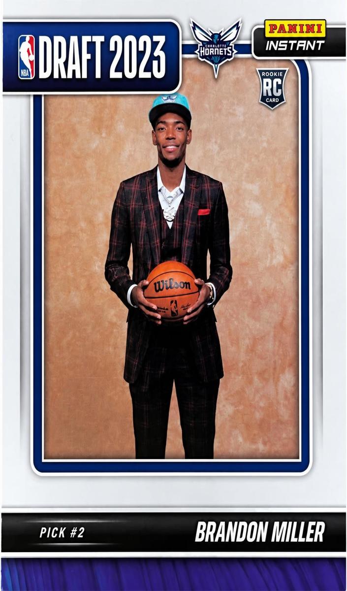 Brandon Miller - 2023 Panini Instant NBA Draft Night Basketball