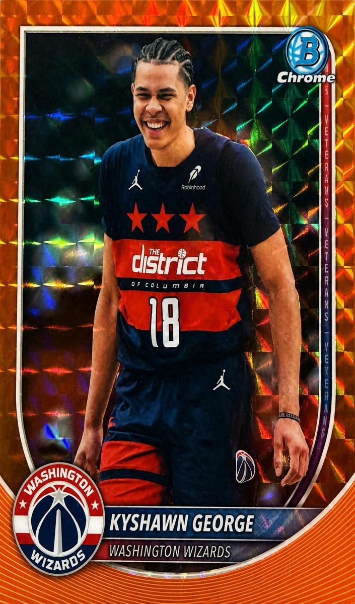 Kyshawn George 2025 Bowman Basketball card