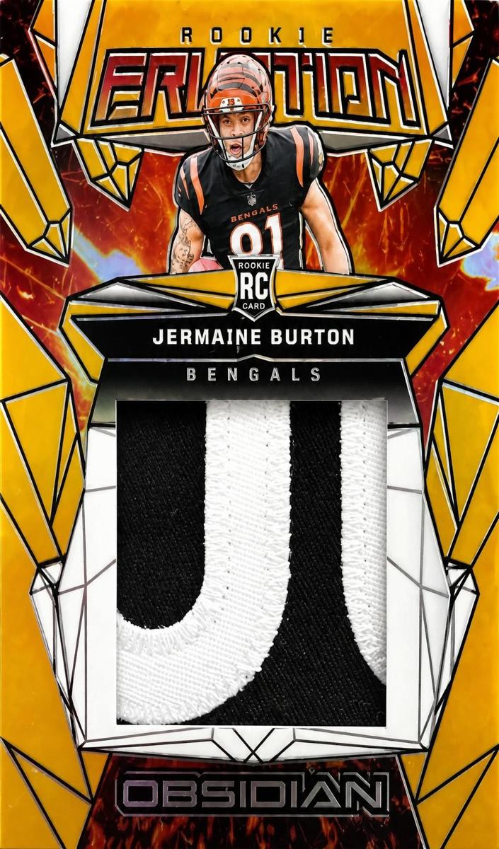 2024 Panini Obsidian Jermaine Burton #ERM-JBN card