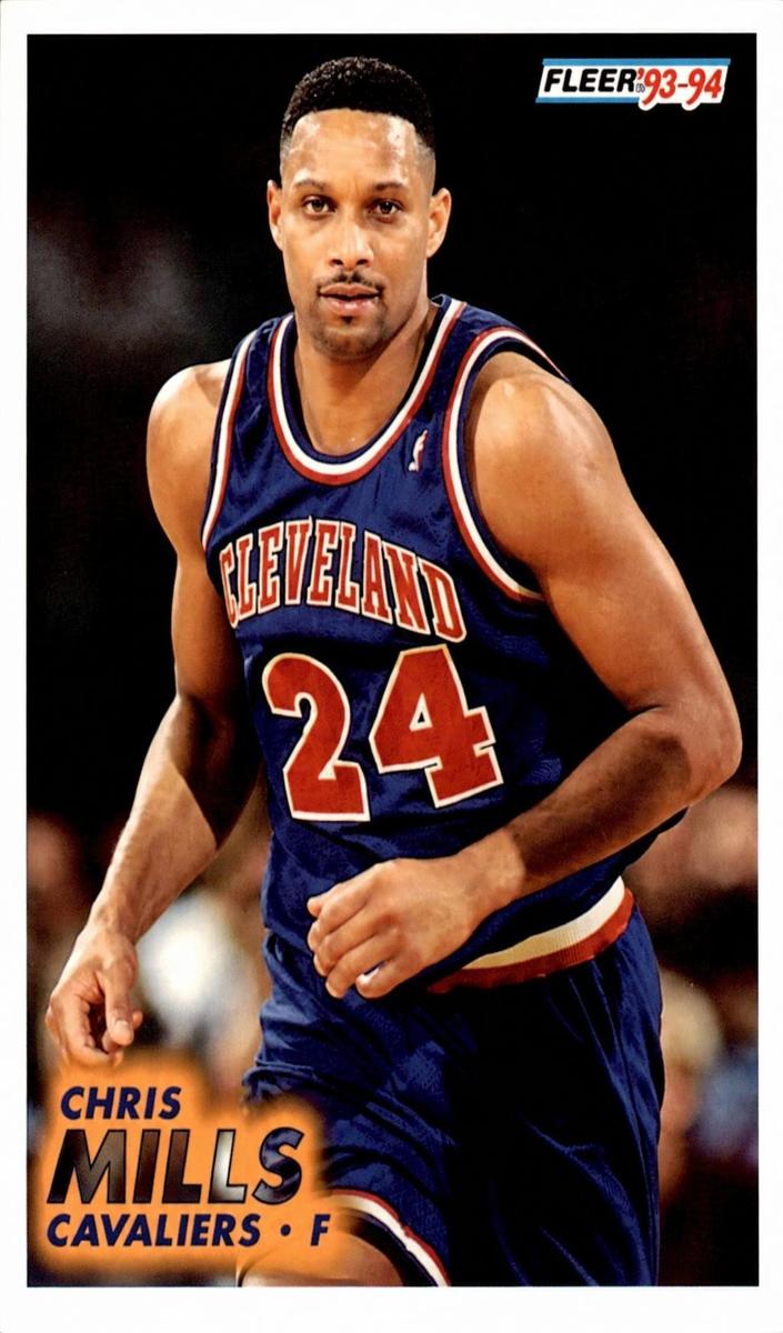 1993 Fleer Chris Mills #266 card