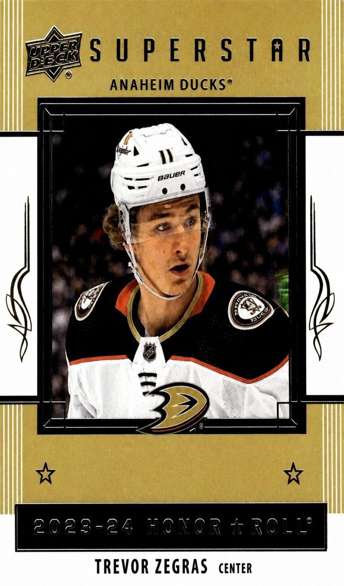 2023 Upper Deck Trevor Zegras #HR-24 card