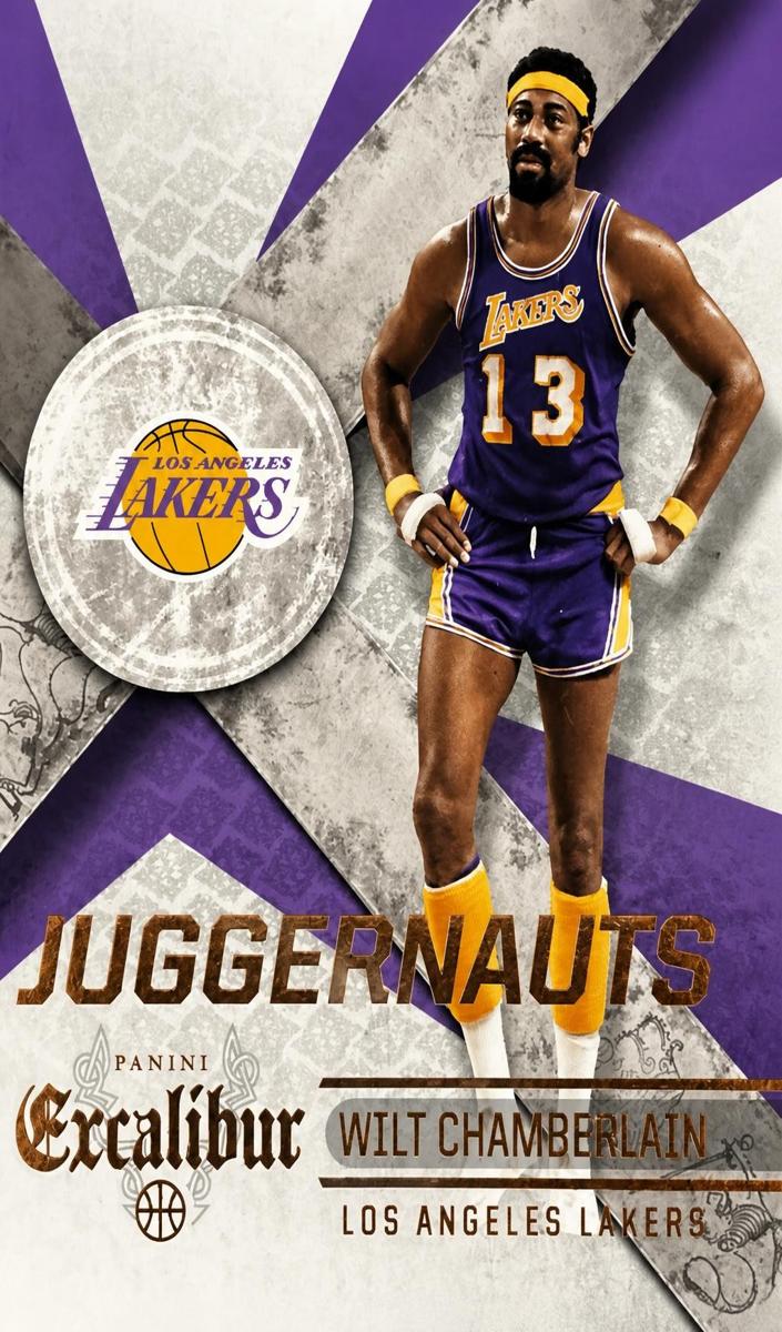 2014 Panini Excalibur Wilt Chamberlain [Gold] #28 card