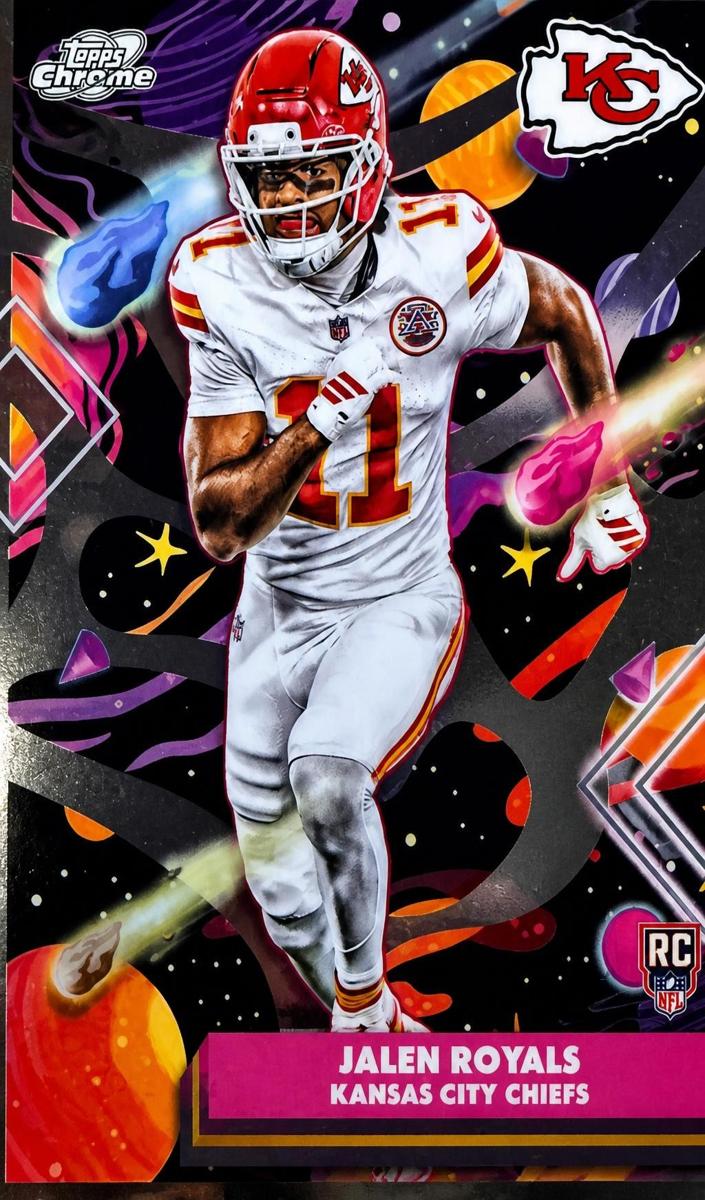 2025 Topps Cosmic Chrome Jalen Royals [Blue Moon Refractor] #151 card