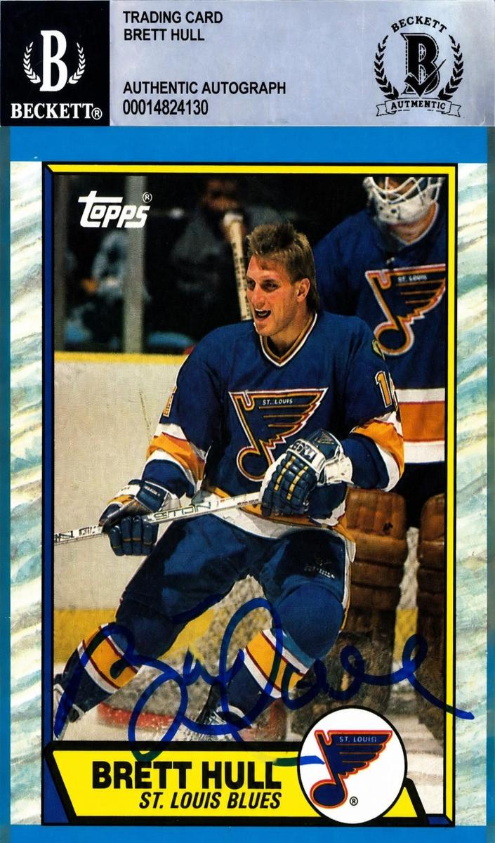 1989 Brett Hull [Autograph] #186