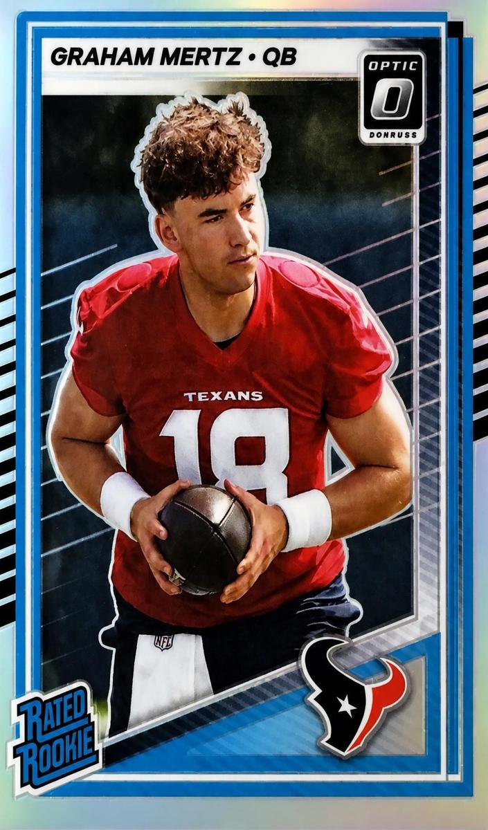 Graham Mertz 2025 Donruss Optic Football card