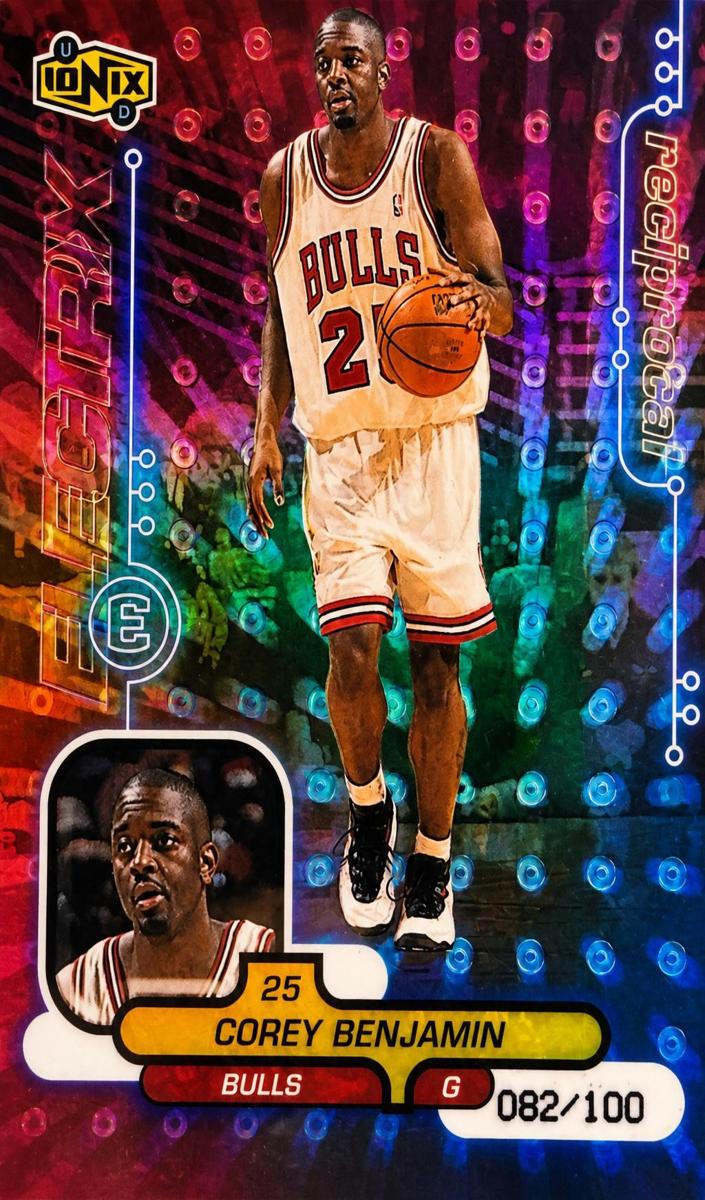 1998 Upper Deck Ionix Corey Benjamin #R72 card