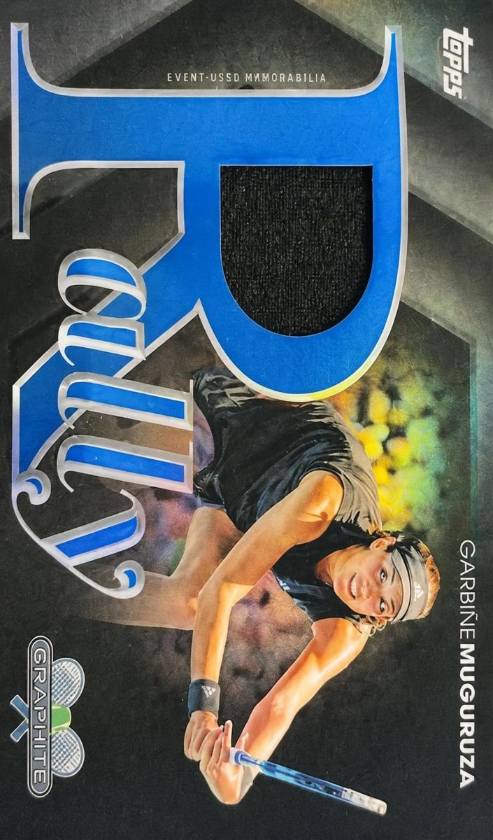 2026 Topps Graphite Rally Relic Garbine Muguruza #RR-GM card