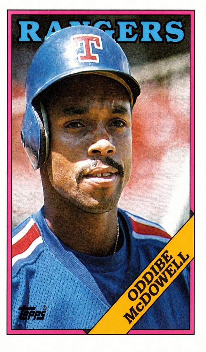 1988 Topps Oddibe McDowell #617 card