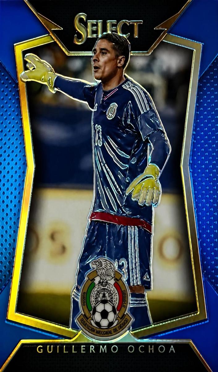 2015 Panini Select Guillermo Ochoa [Blue] #91 card