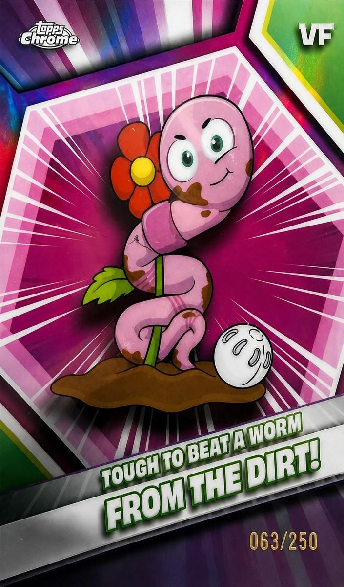 2026 Tough To Beat A Worm From The Dirt! [Pink Refractor] #178