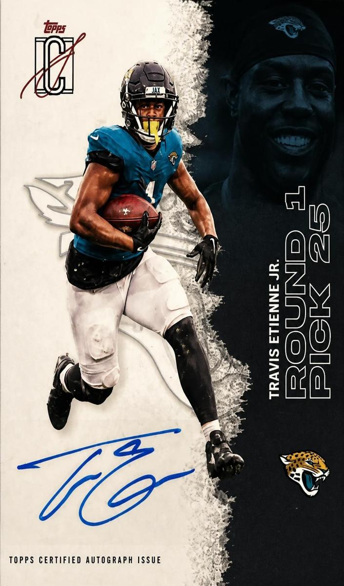 Travis Etienne Jr. 2025 Topps Signature Class Veteran Class Autographs Football