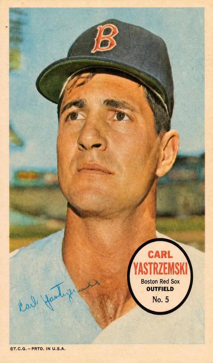 1967 Topps Pin Ups Carl Yastrzemski #5 card