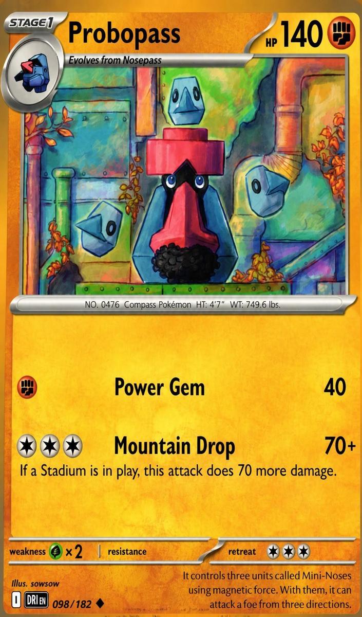 Probopass 2025 Pokemon Scarlet & Violet Destined Rivals