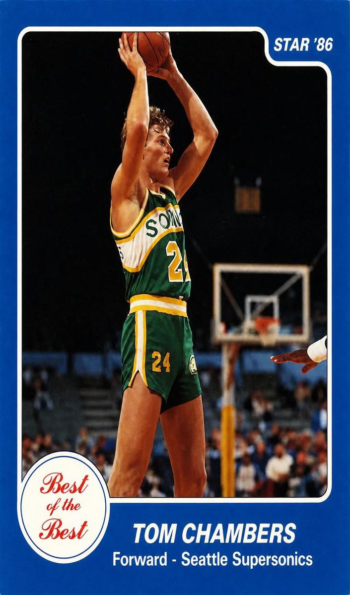 Tom Chambers 1986 Star Best of the Best Basketball