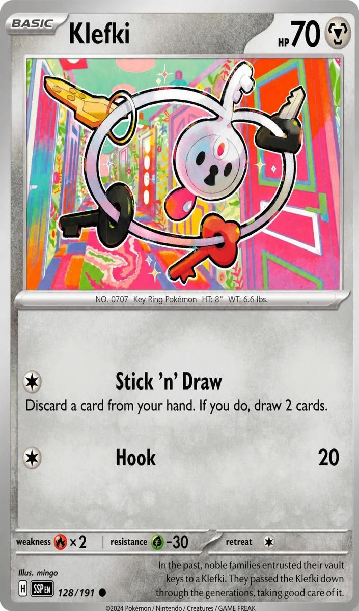 Klefki 2024 Pokemon Scarlet & Violet Surging Sparks