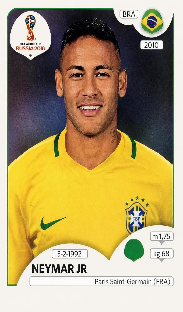 2018 Neymar Jr. [Black Back] #371